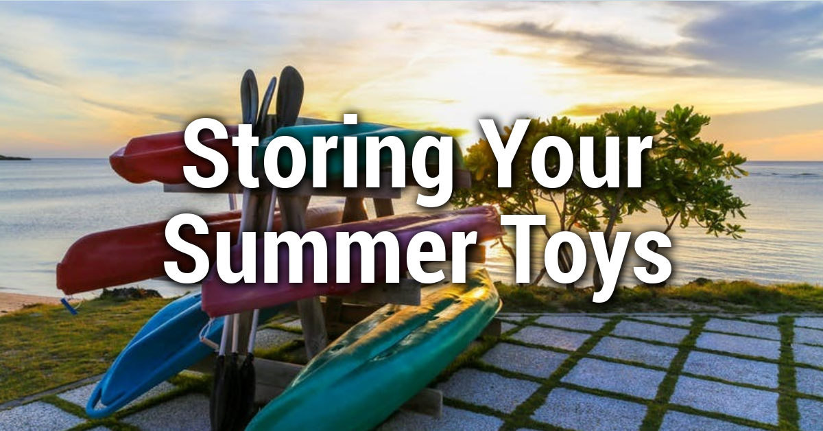 Storing Your Summer Toys