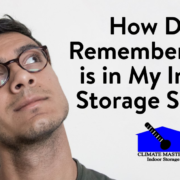 How Do I Remember What is in My Indoor Storage Space?