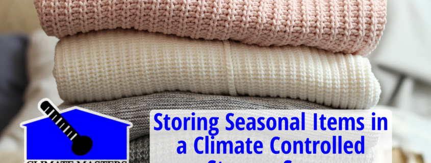 Storing Seasonal Items in a Climate Controlled Storage Space
