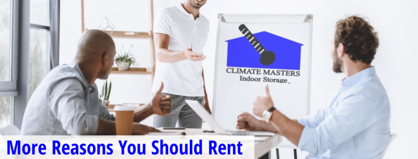 More Reasons You Should Rent Storage Space for Your Business