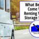 What Benefits Come With Renting Vehicle Storage Space?